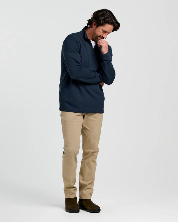 Free Fly Men's Waffle Quarter Zip
