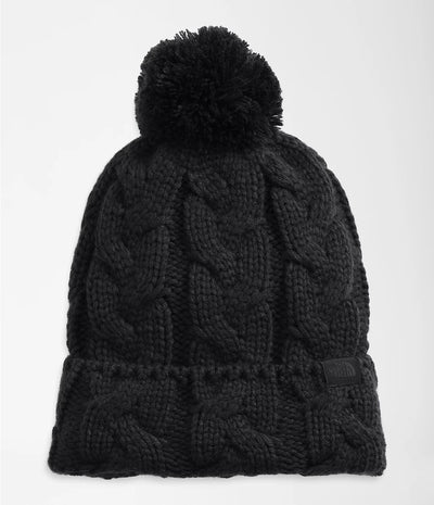 The North Face Minna Cable Pom Beanie