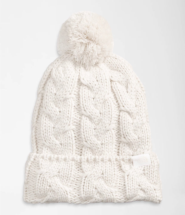 The North Face Minna Cable Pom Beanie