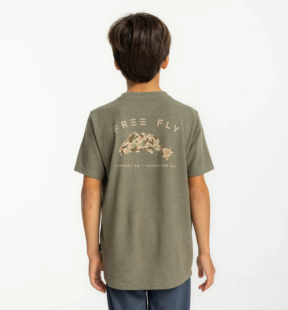 Free Fly Youth Redfish Camo Pocket Tee – Creek and Coast Outfitters