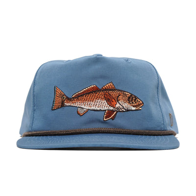 Funky Redfish Flat Brim Trucker Hat