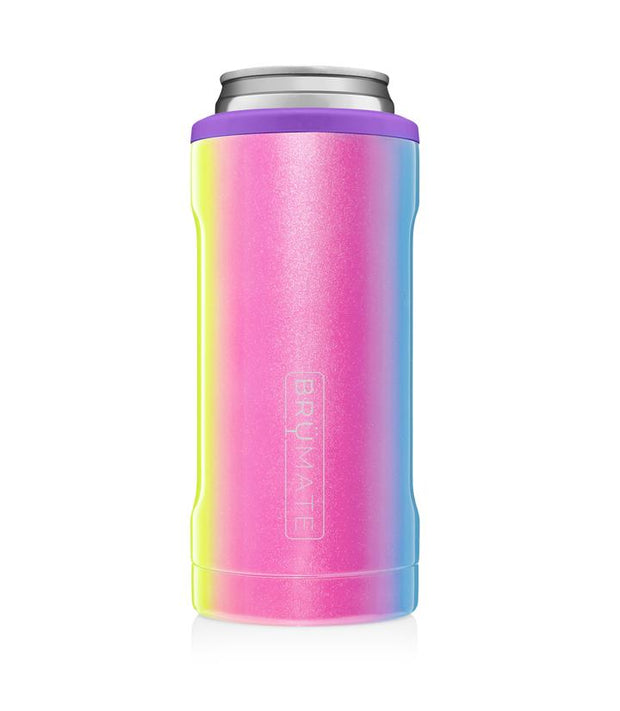 BruMate 12 oz Hopsulator Neon Pink Holds 12 oz Beer Can