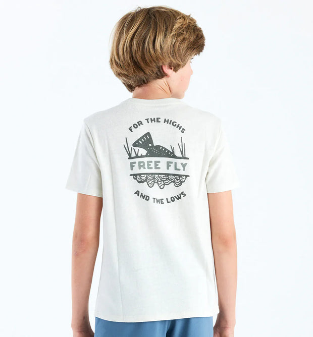 Free Fly Youth Highs and Lows Tee